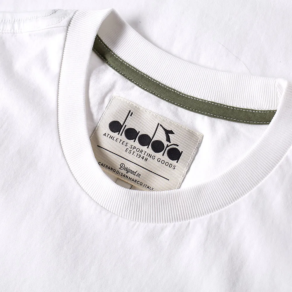 Diadora Camo Logo TeeWhite