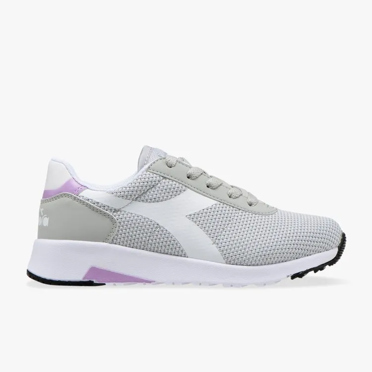 Diadora Evo Run GS Scarpe Running Stringate Aluminum Lilla