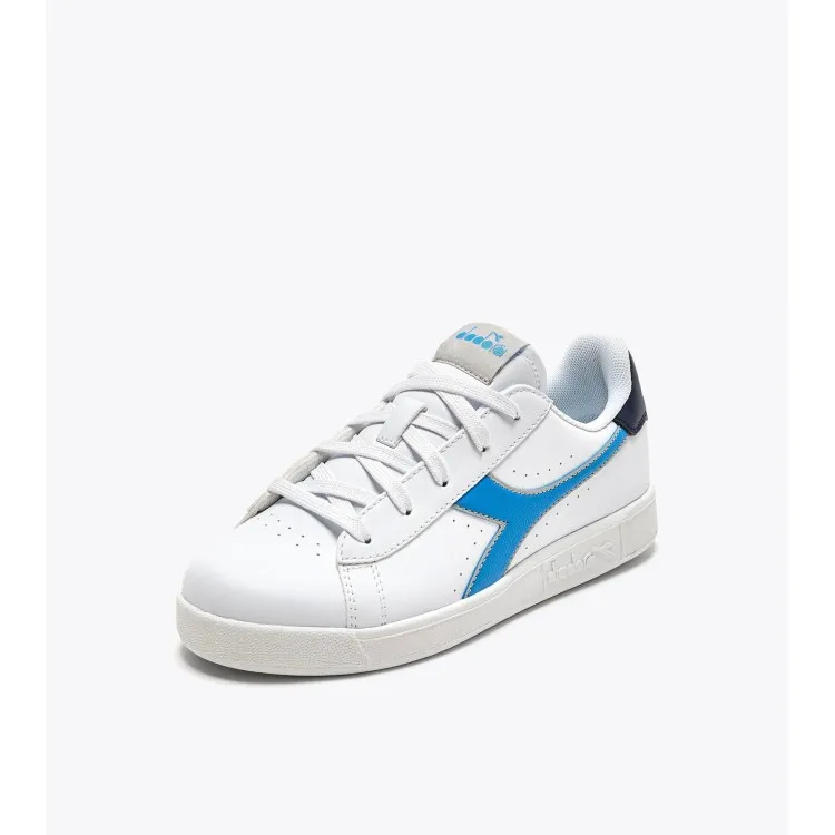 Diadora Game P GS Scarpe da Ginnastica Ragazzo Bianco Azzurro