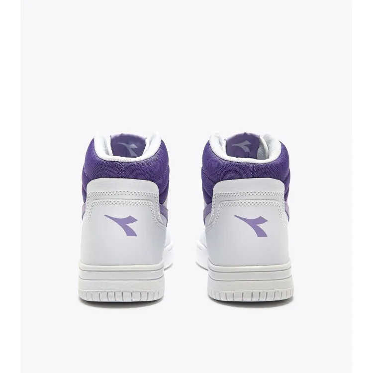 Diadora Raptor Mid GS Scarpe da Ginnastica Ragazza Viola Bianco Lilla