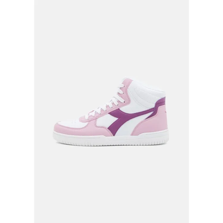 Diadora Raptor Mid Scarpe da Ginnastica Donna Bianco Rosa