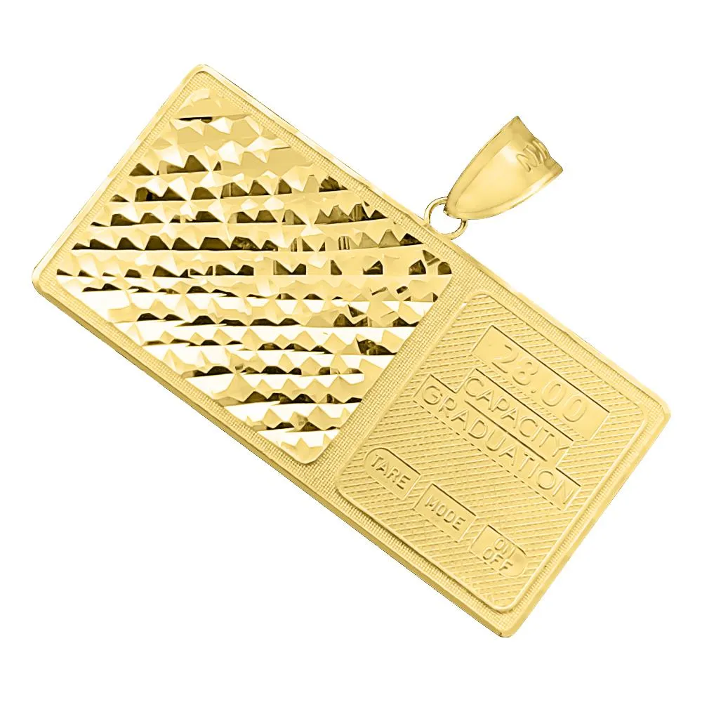 Digital Scale DC 10K Yellow Gold Pendant