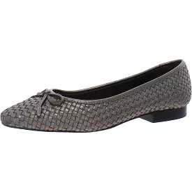 Donald J. Pliner Womens Leather Slip-On Ballet Flats