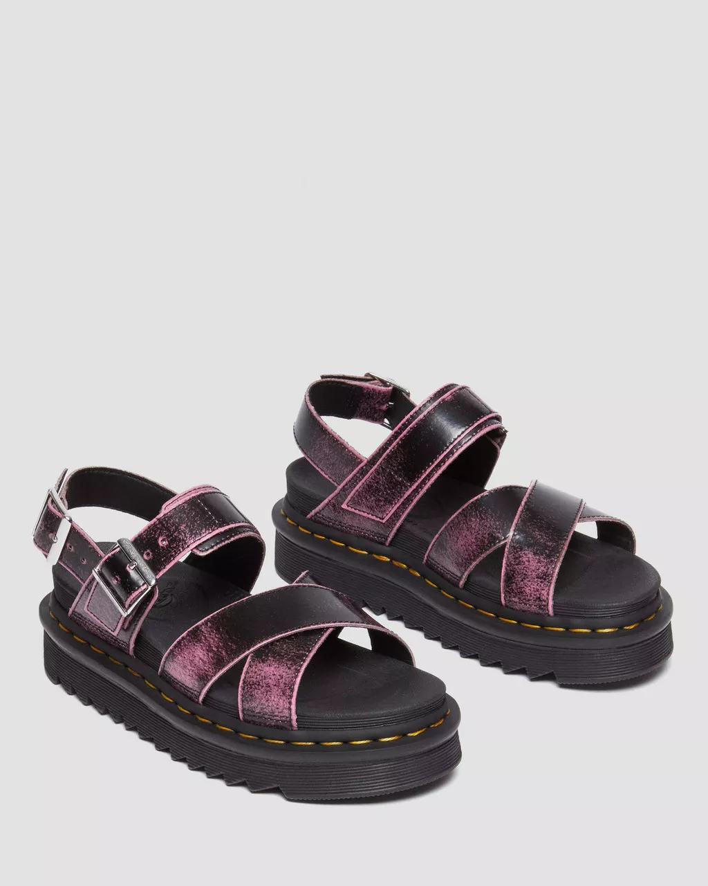 Dr Martens – Voss II Black / Fondant Pink