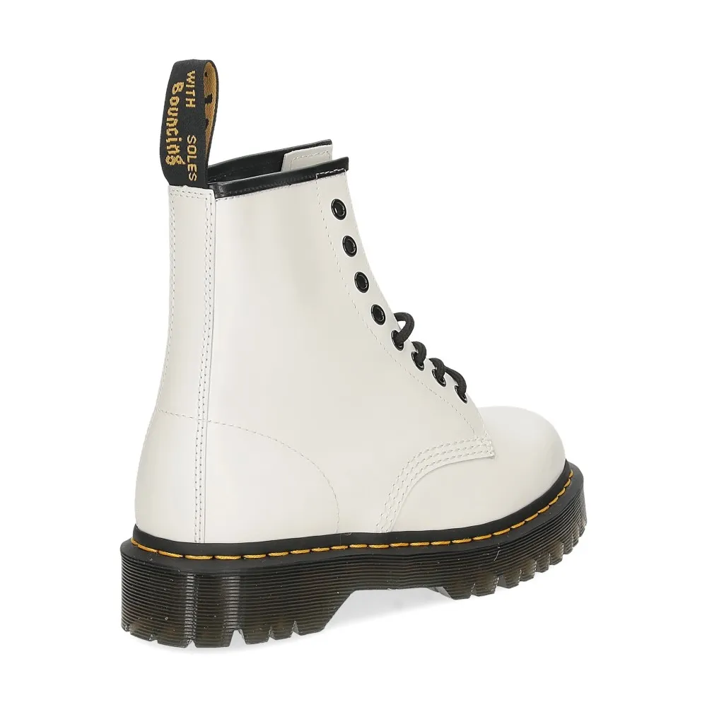 Dr. Martens Anfibio 1460 bex white smooth - Al Siletto | Al Siletto