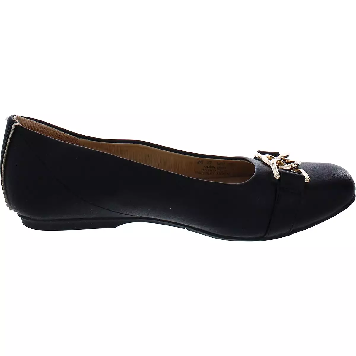 Dr. Scholl's Shoes Womens Wexley Adorn Chain Slip On Ballet Flats