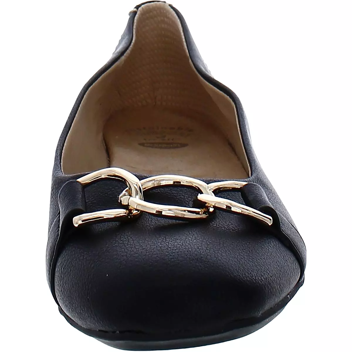 Dr. Scholl's Shoes Womens Wexley Adorn Chain Slip On Ballet Flats