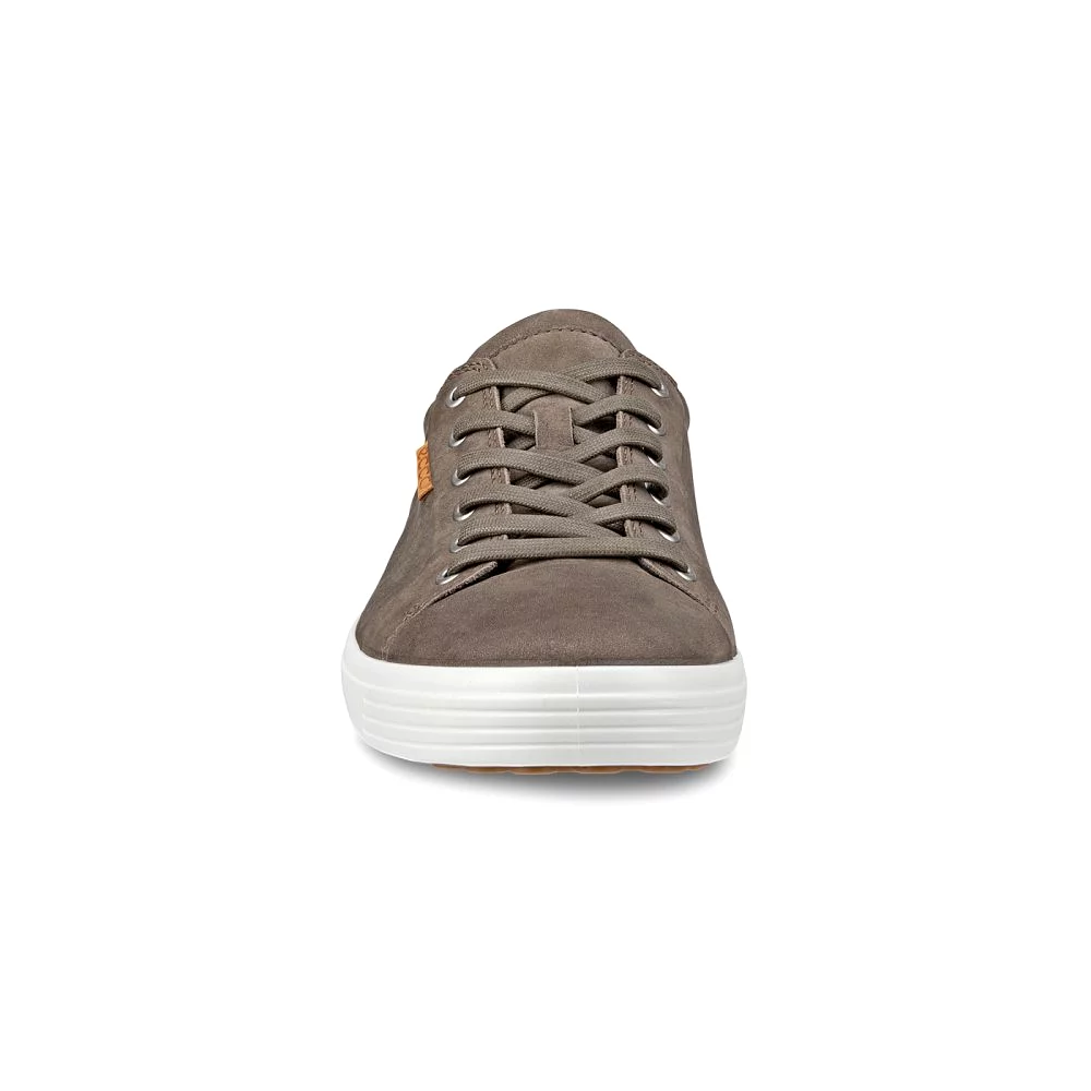 Ecco Men's Soft 7 Lace-Up - Dark Clay/Lion