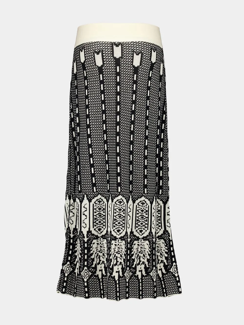 Energy Matrix Midi Skirt