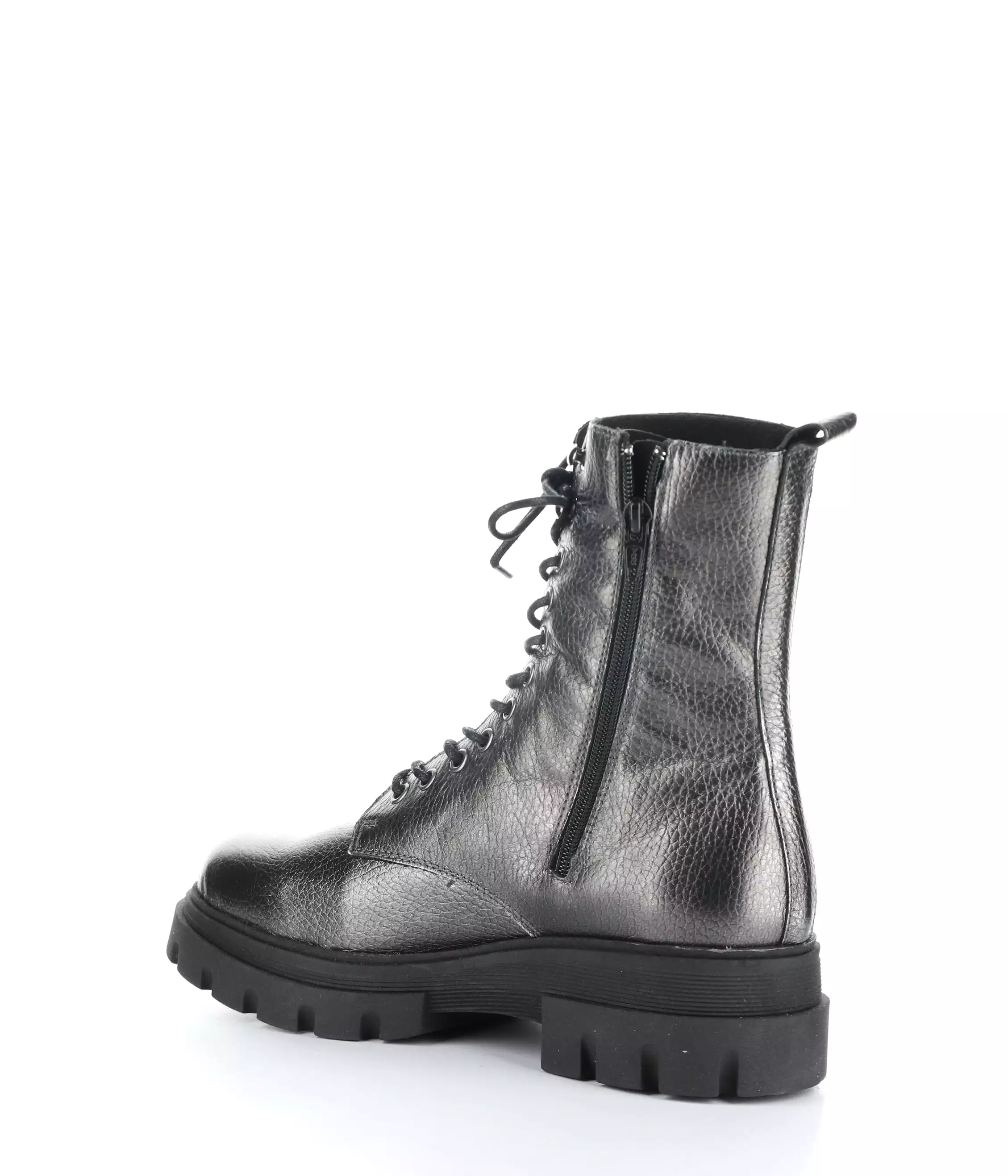 FELETA GREY Round Toe Boots