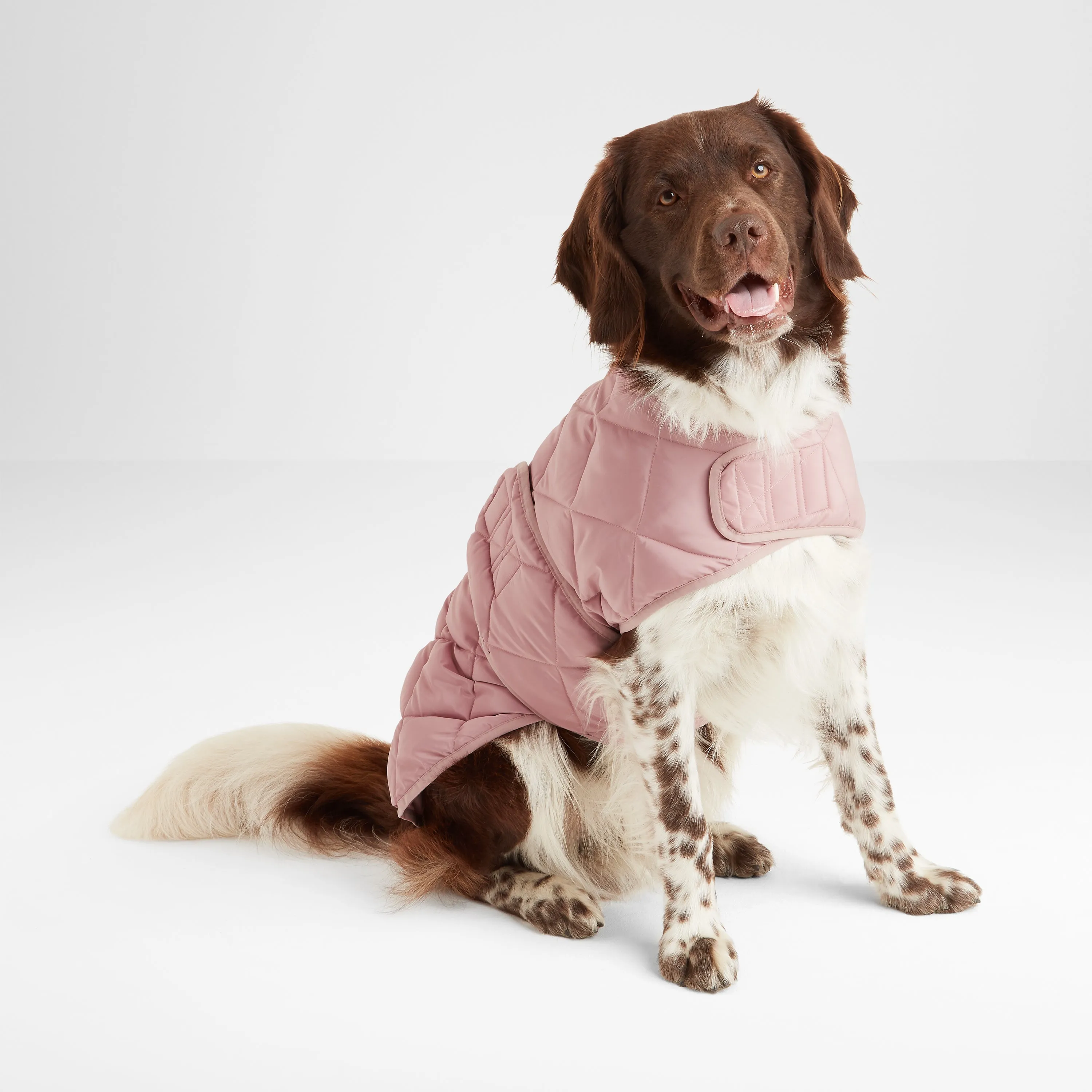 Fido Padded Dog Coat S - Faded Pink