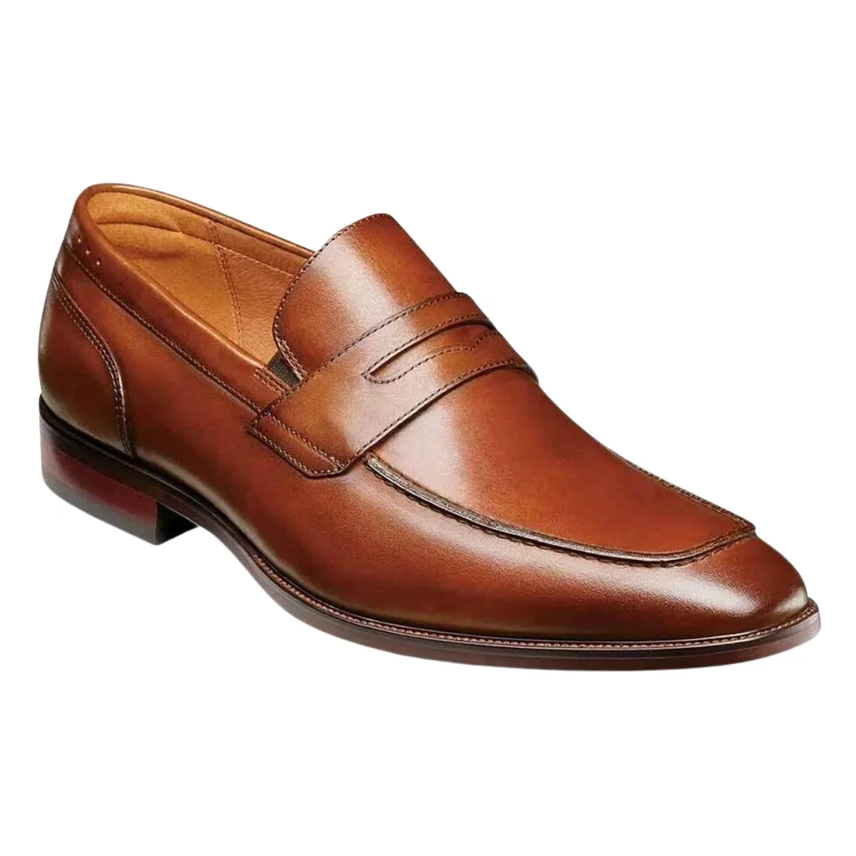 Florsheim Men's Sorrento Moc Toe Penny Cognac