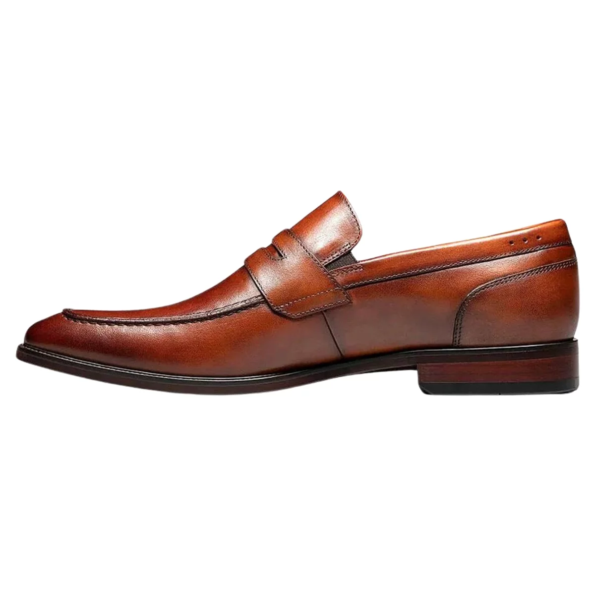 Florsheim Men's Sorrento Moc Toe Penny Cognac