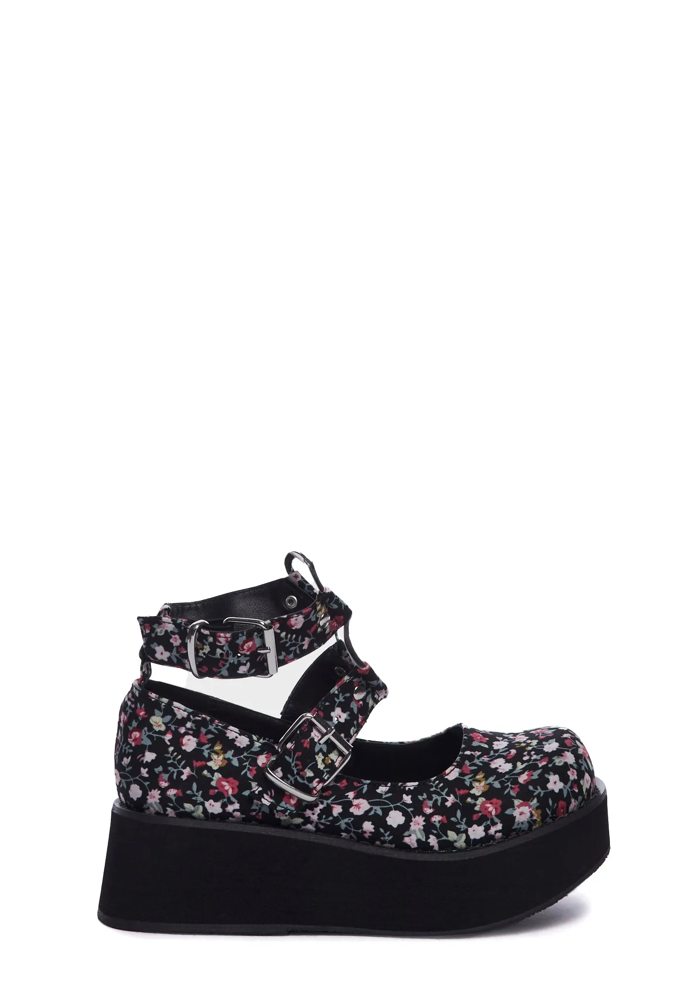 Flower Child Platform Mary Janes-