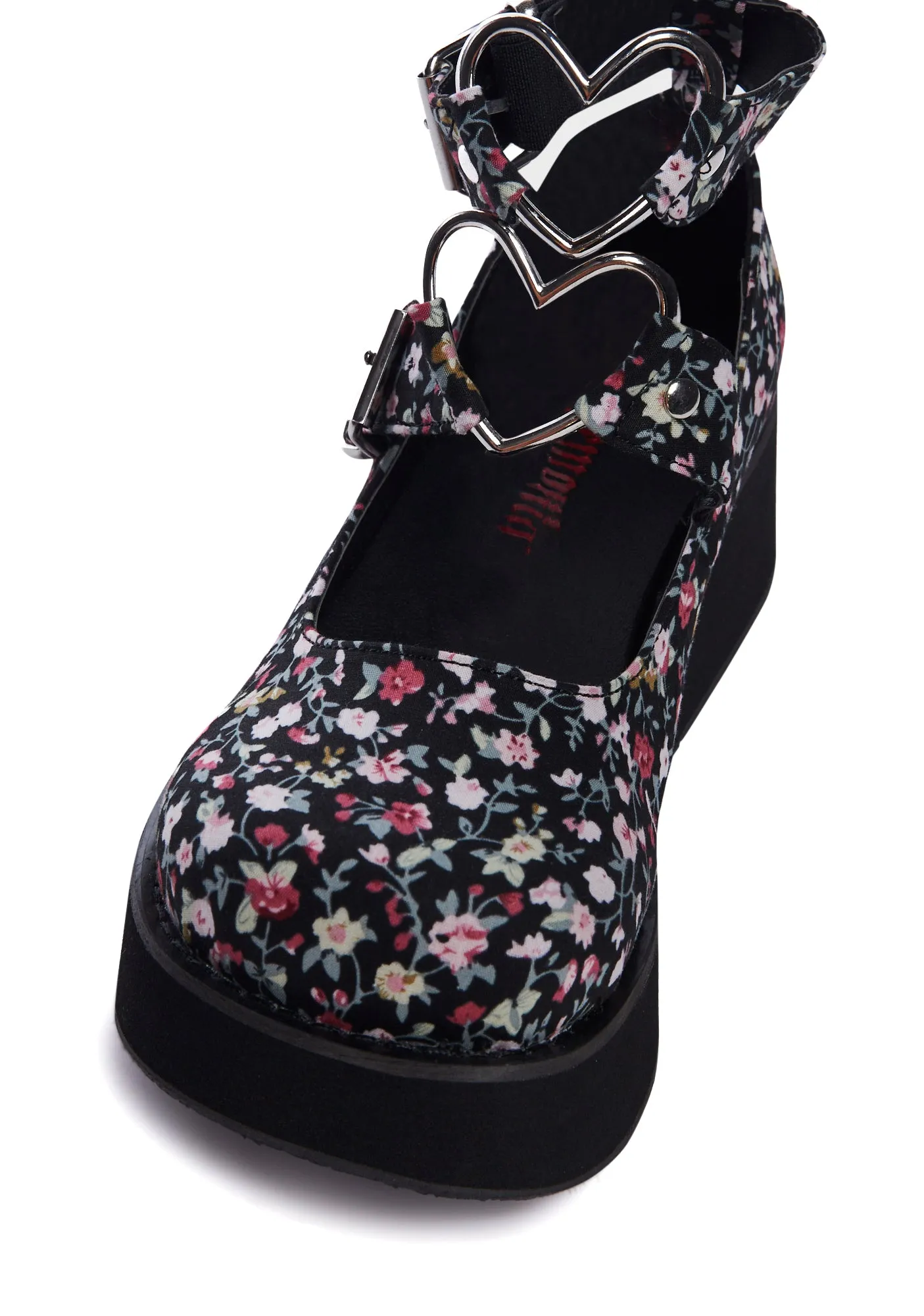 Flower Child Platform Mary Janes-