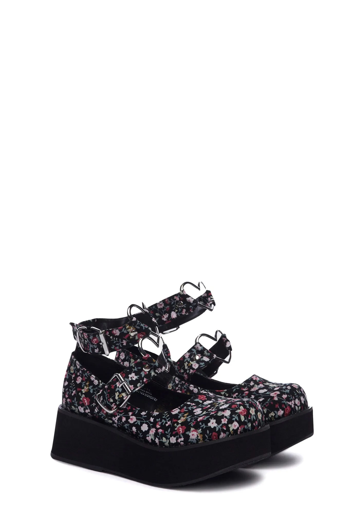 Flower Child Platform Mary Janes-