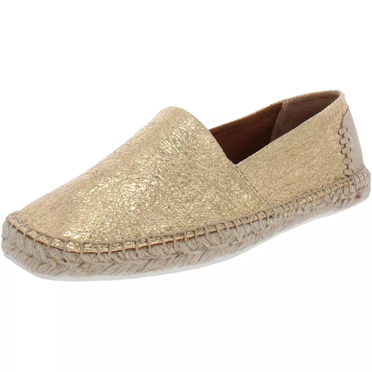 Franco Sarto Womens Metallic Slip On Flats