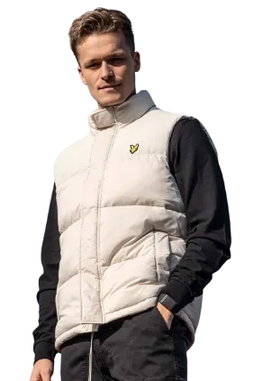 GIUBBOTTO GILET AVORIO LYLE & SCOTT