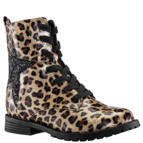 Glitter Patent Combat Boot