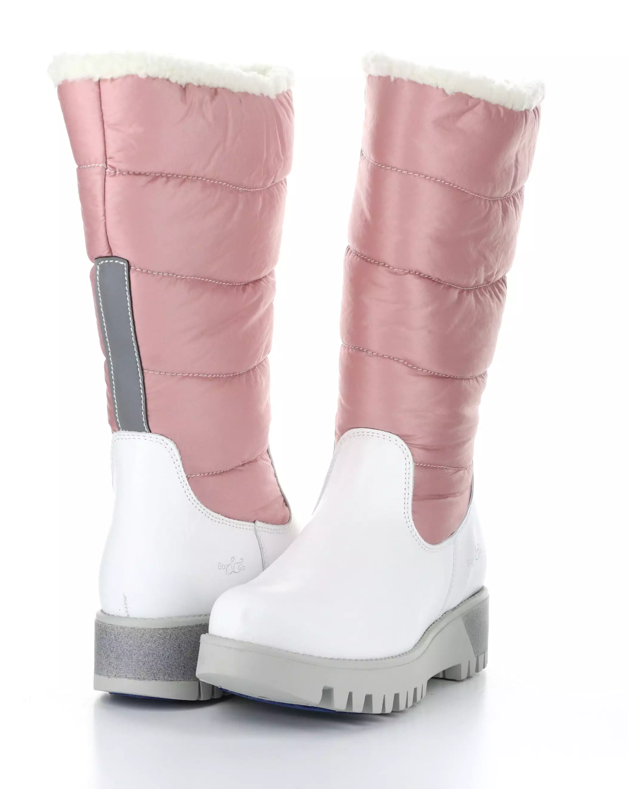 GRACEN PRIMA WHITE/PINK Round Toe Boots