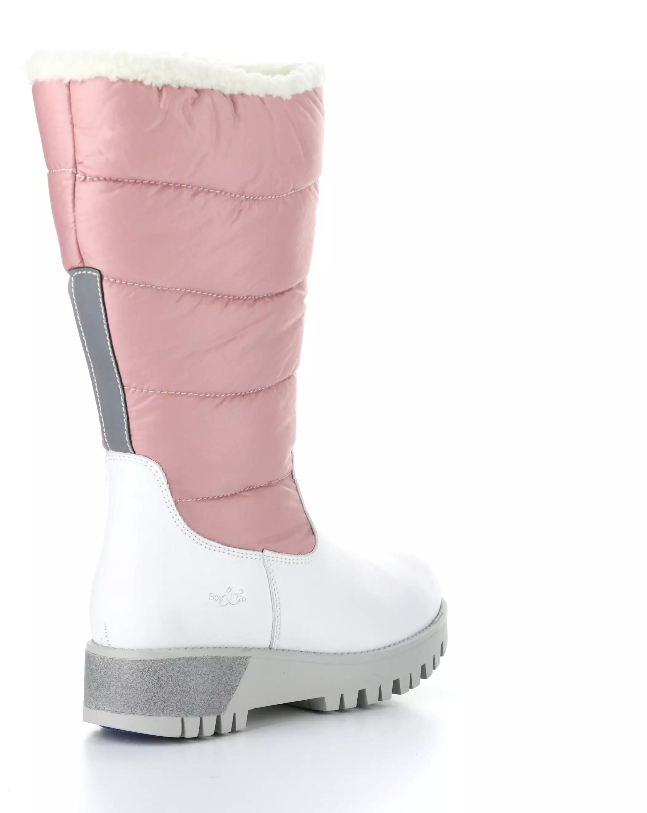 GRACEN PRIMA WHITE/PINK Round Toe Boots