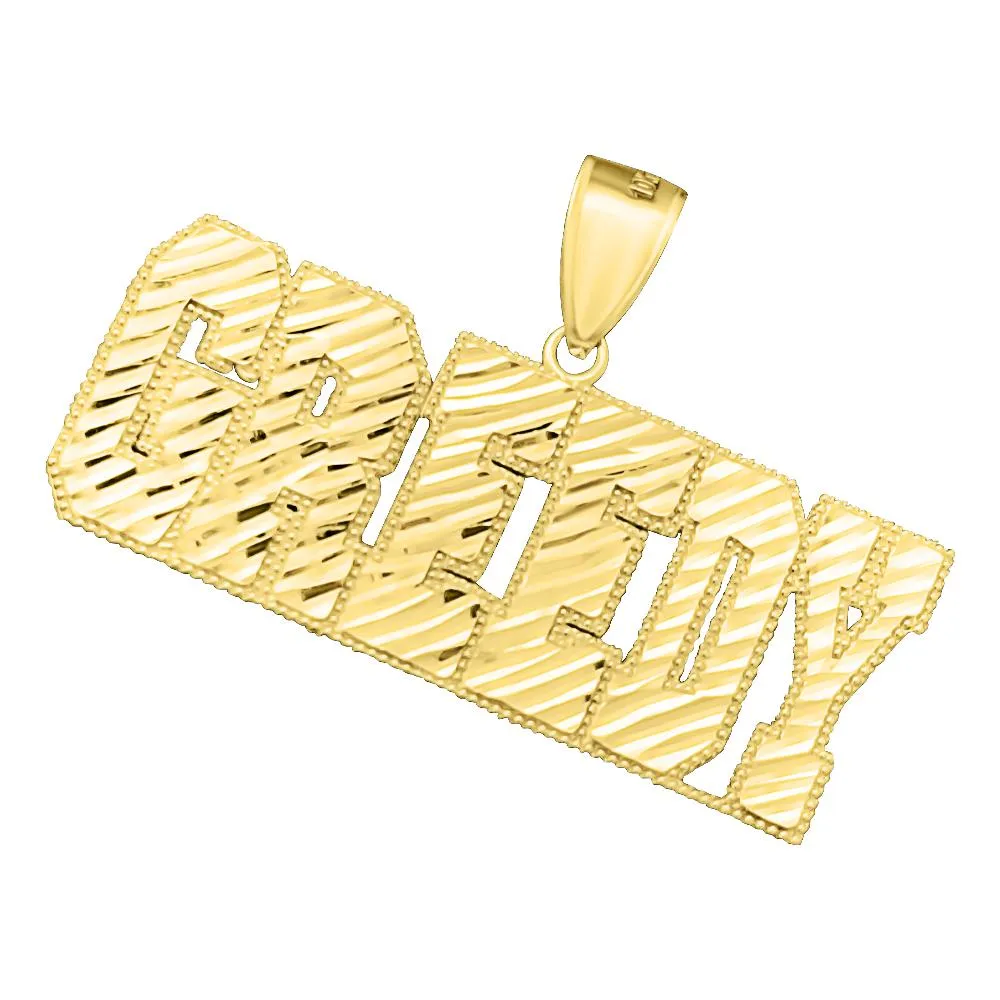 Greedy DC 10K Yellow Gold Pendant