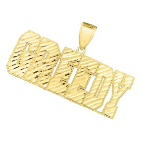 Greedy DC 10K Yellow Gold Pendant