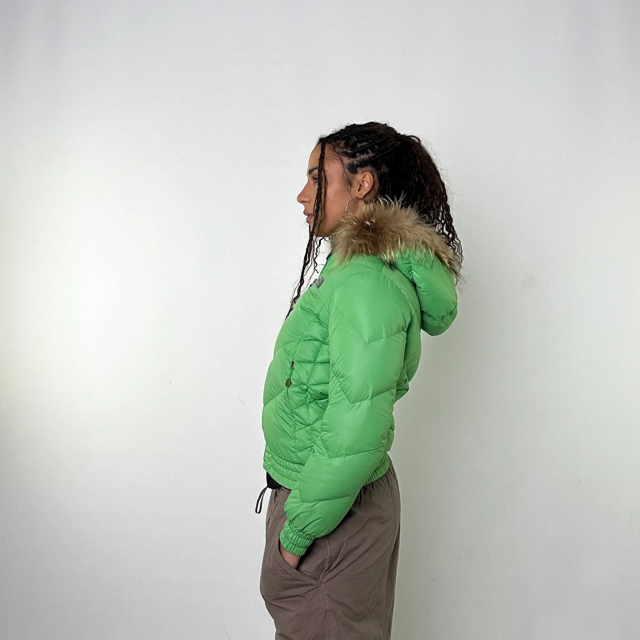 Green 90s The North Face 600 Series Puffer Jacket Coat (M)