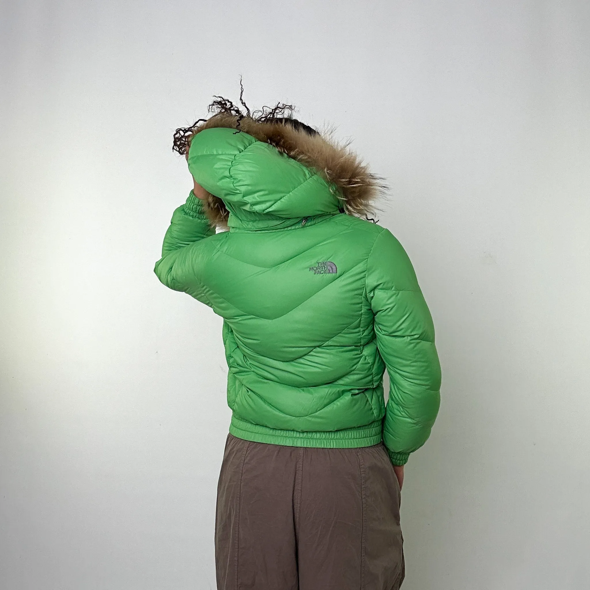 Green 90s The North Face 600 Series Puffer Jacket Coat (M)