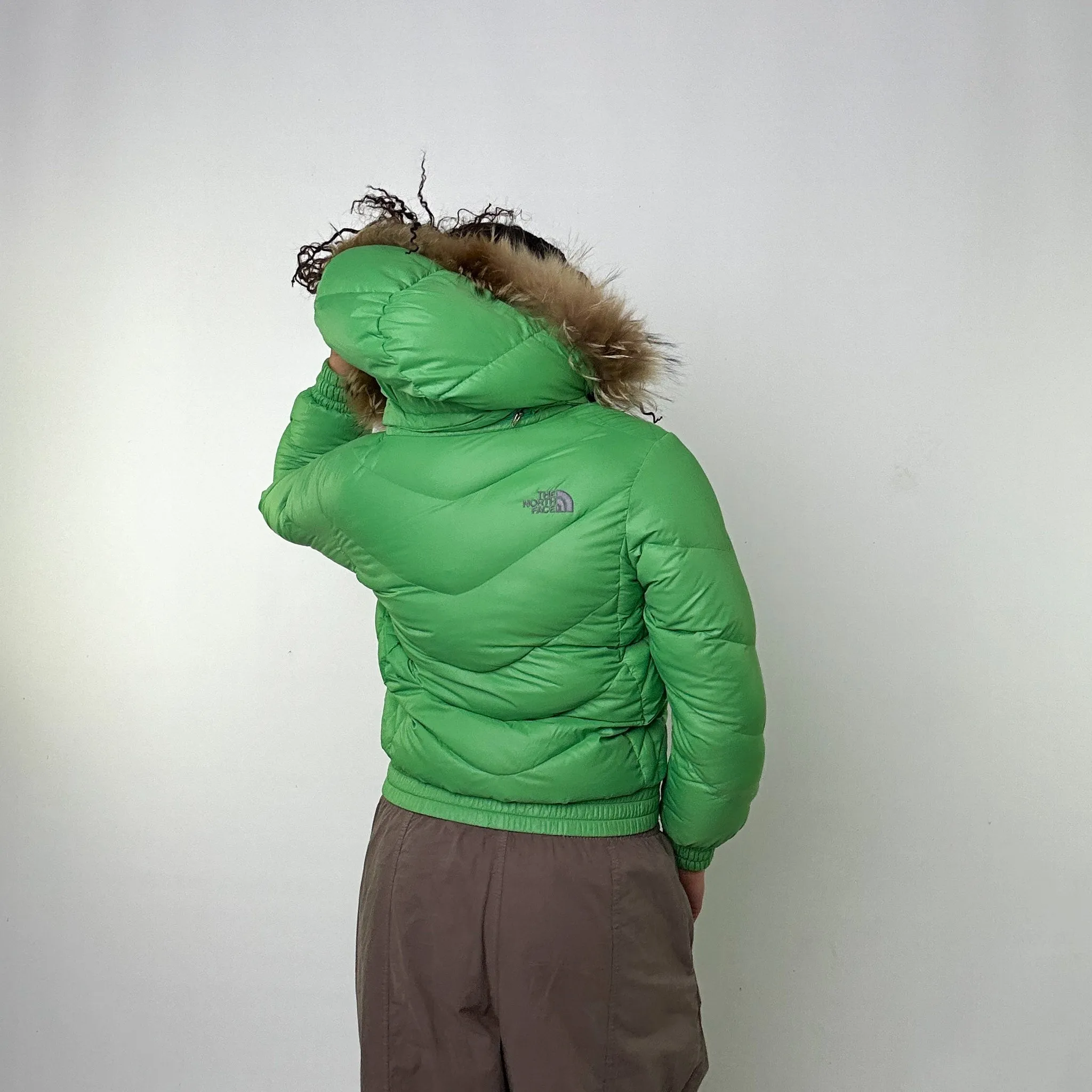 Green 90s The North Face 600 Series Puffer Jacket Coat (M)