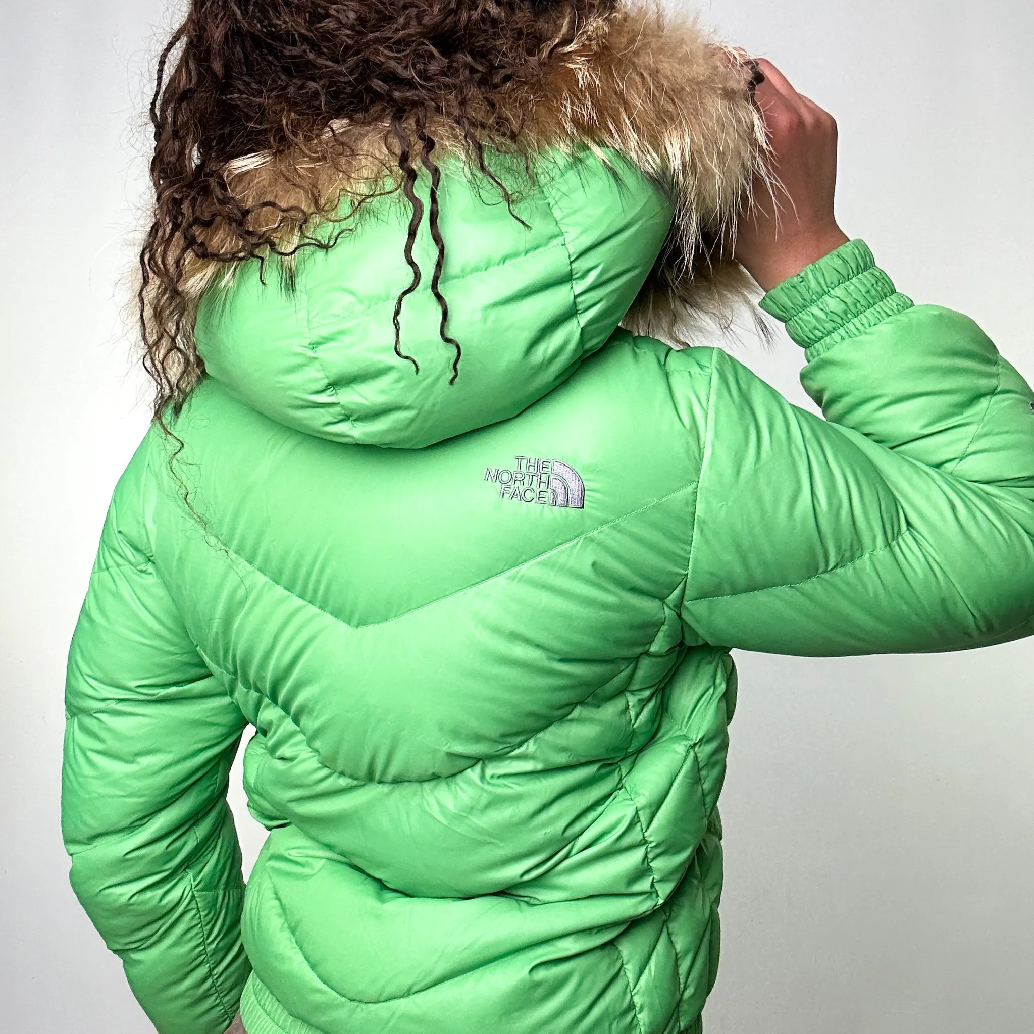 Green 90s The North Face 600 Series Puffer Jacket Coat (M)