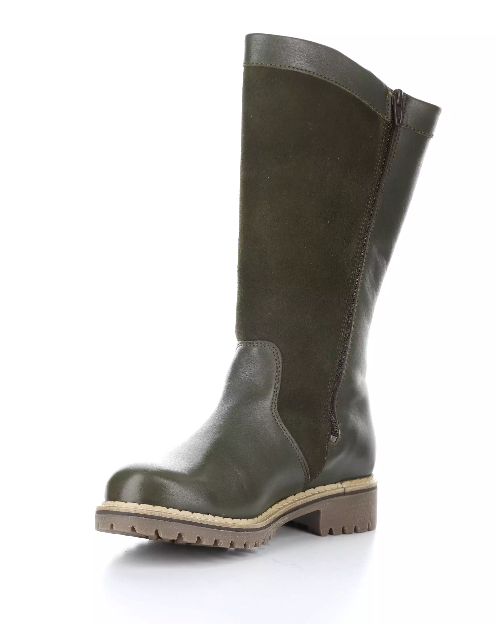 HENRY OLIVE Round Toe Boots