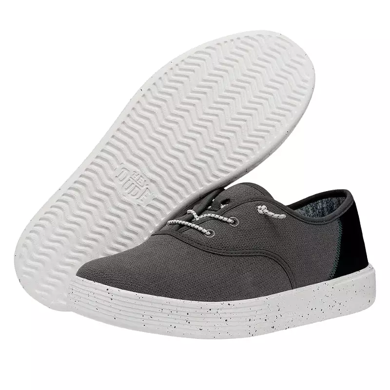 'Hey Dude' Men's Conway Sport Mesh - Charcoal