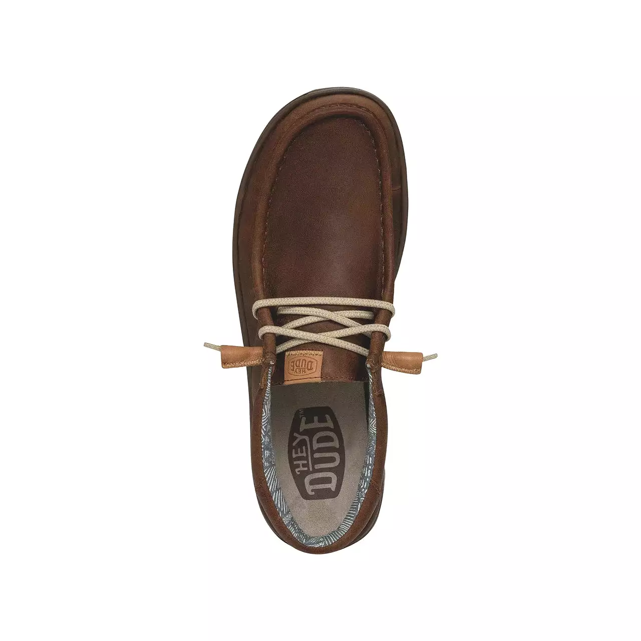 'Hey Dude' Men's Wally Grip Leather - Brown