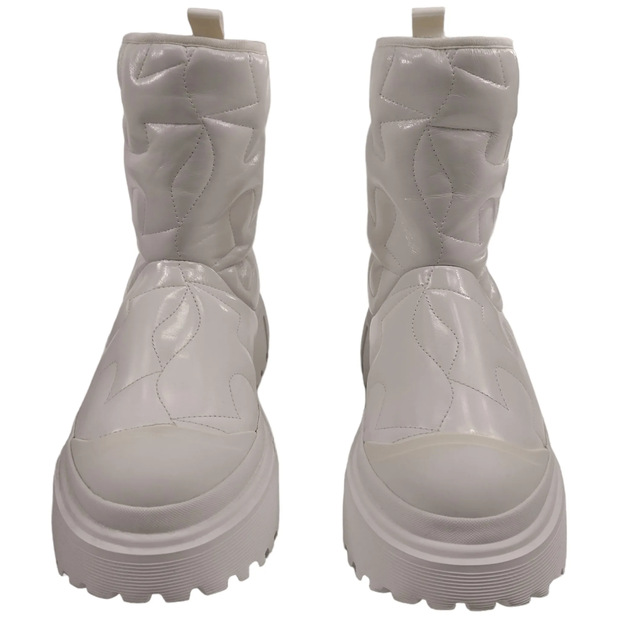 Hogan White H619 Trapuntato Boot