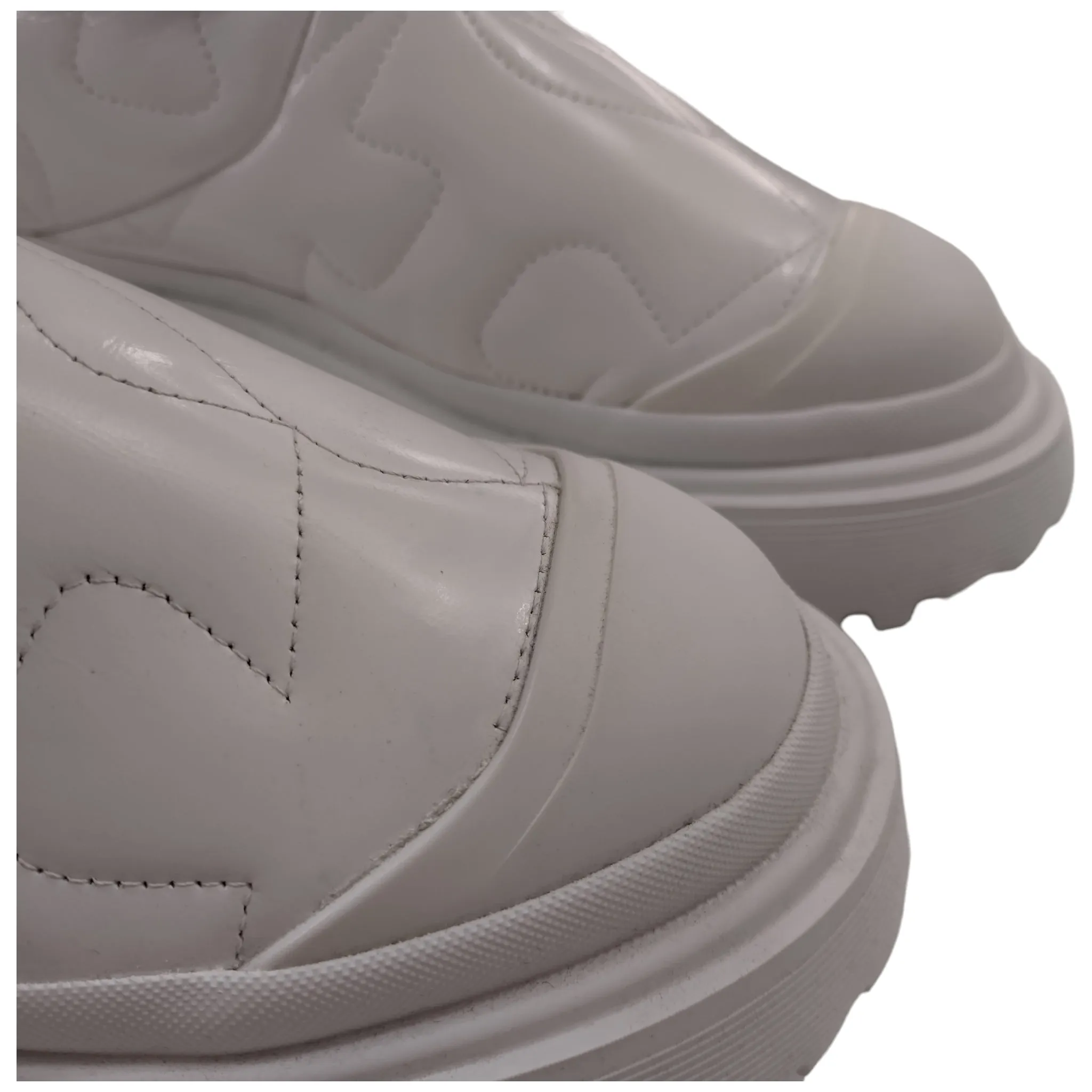 Hogan White H619 Trapuntato Boot