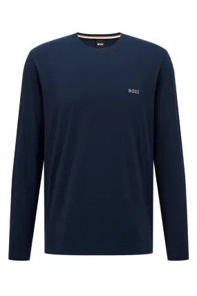 Hugo Boss L/S Logo Tee Navy