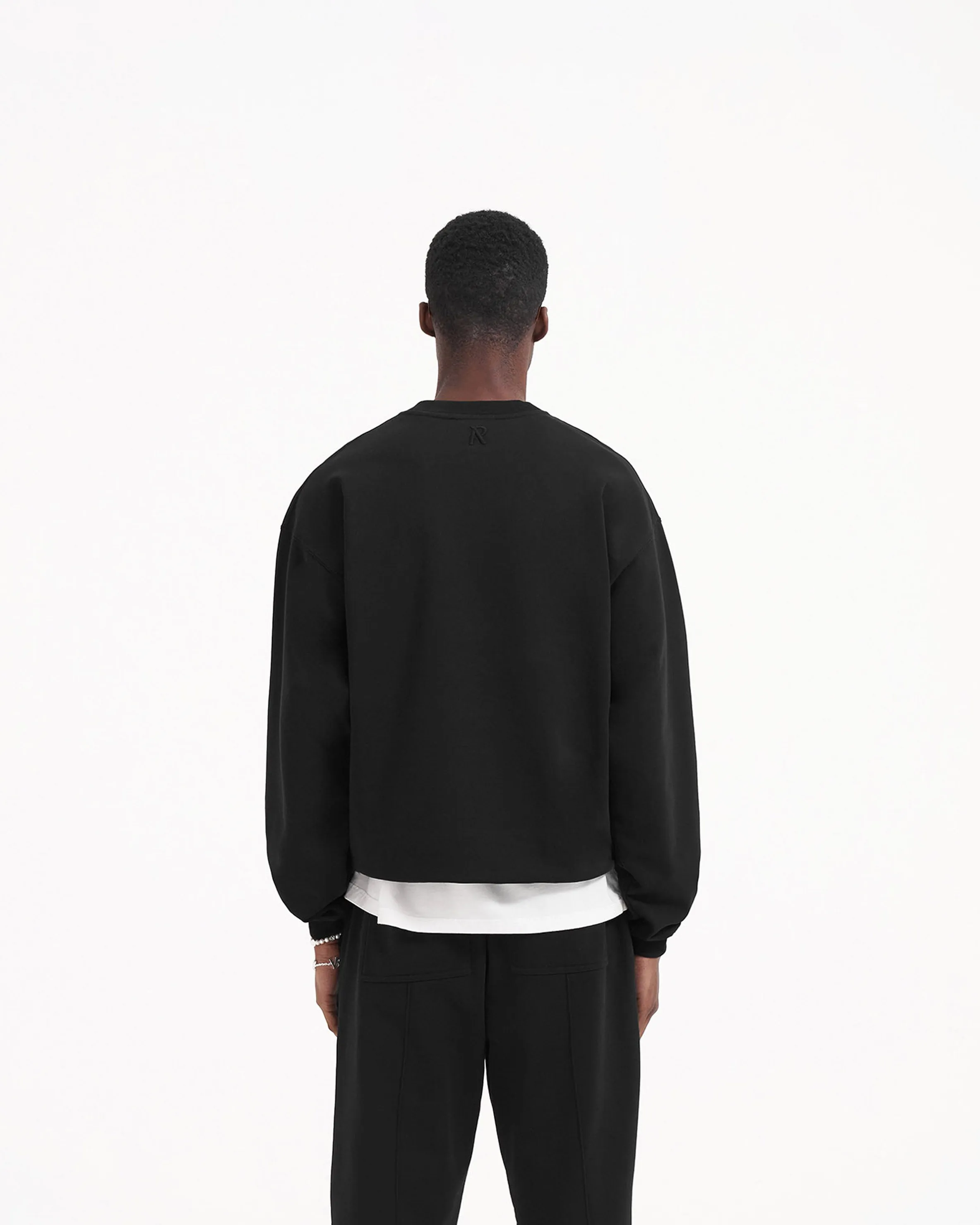 Initial Sweater - Jet Black