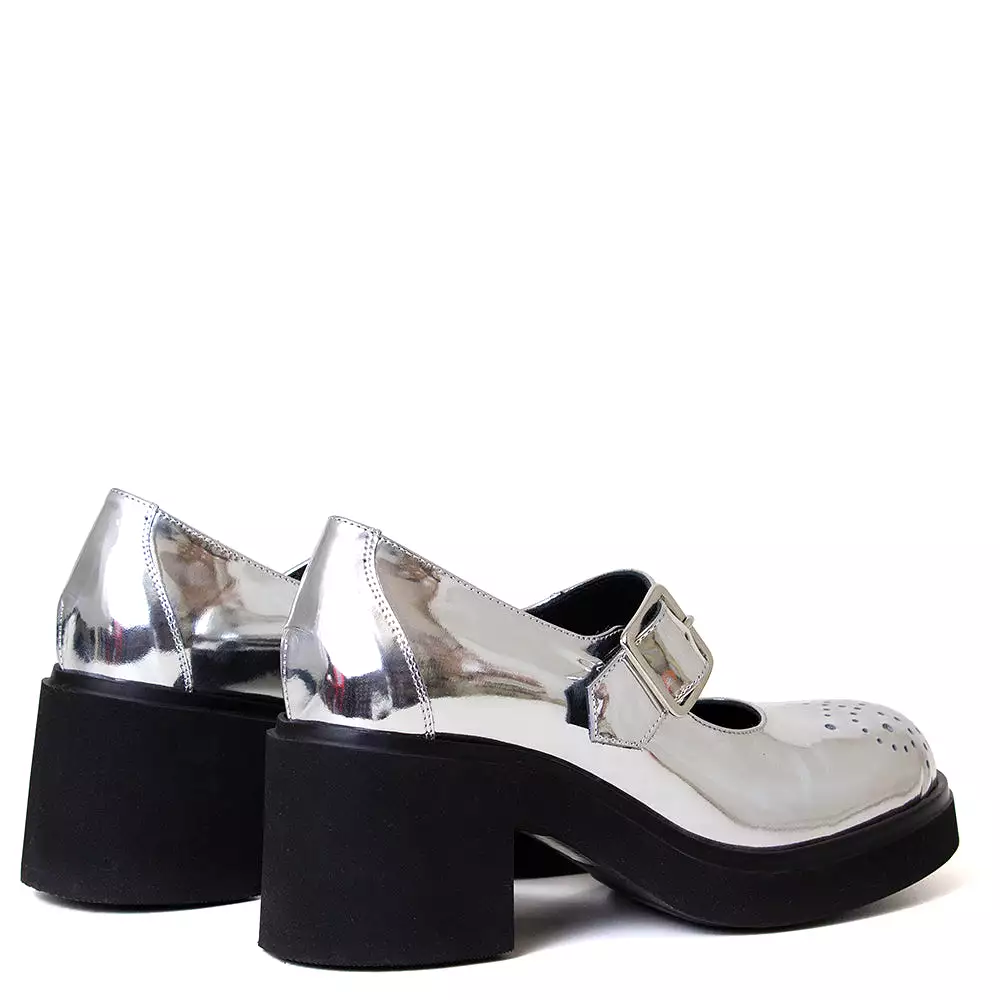 Journee Women's Patent Leather Mary Jane Pump