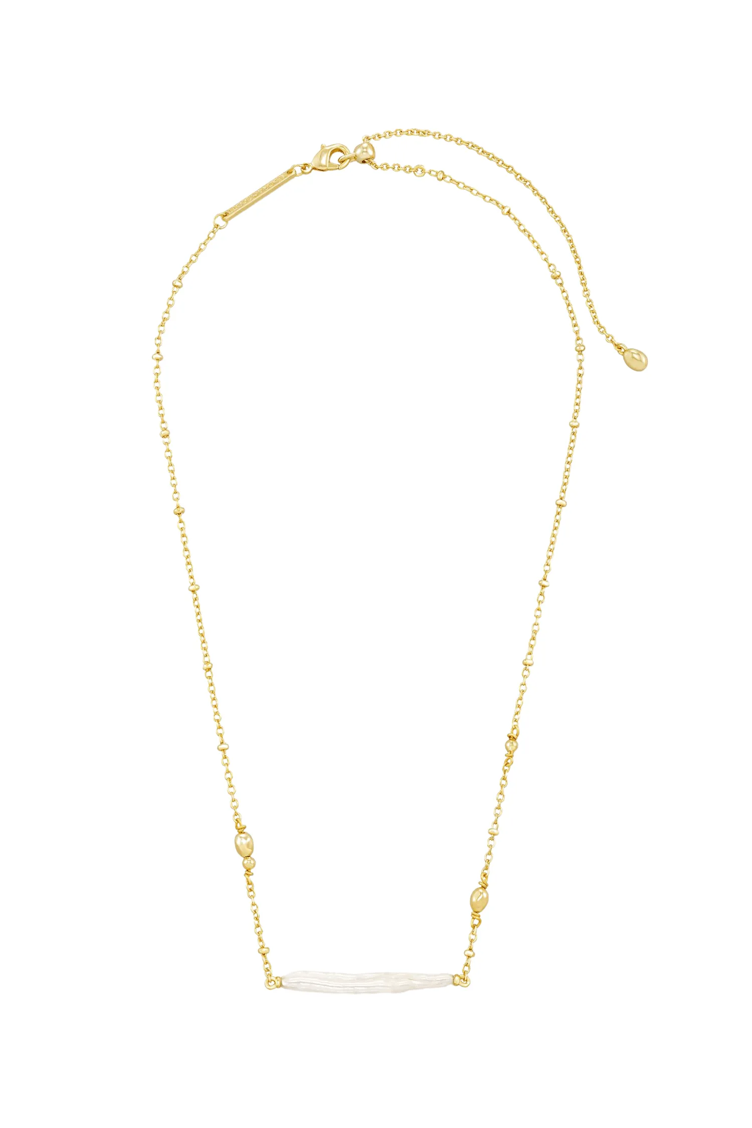 Kendra Scott Eileen Pendant-- Gold White Pearl