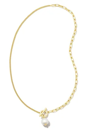 Kendra Scott Leighton Pearl Chain Necklace