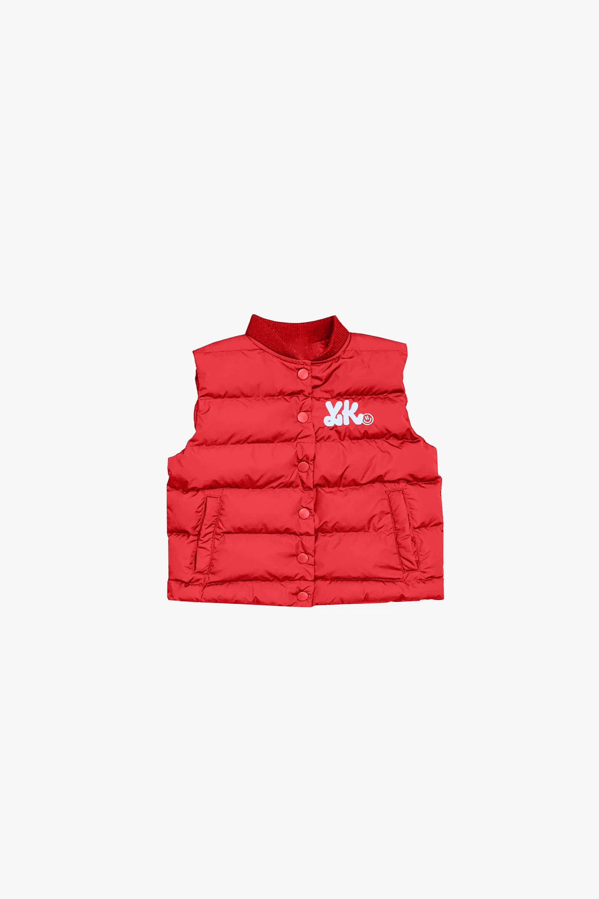 KIDS PUFFER VEST | RED