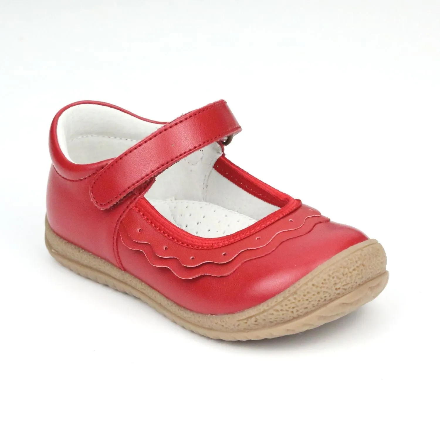 L'Amour Girls Ruffle Mary Janes