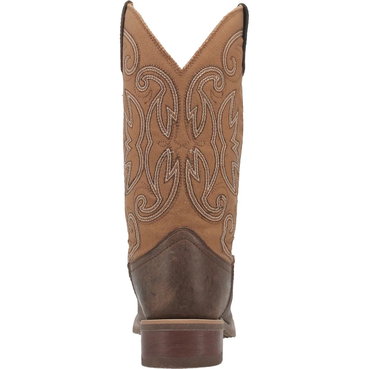 'Laredo' Women's 11 Caney Western Square Toe - Brown / Tan