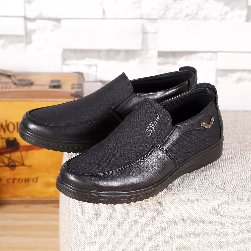 Large Size Men Slip On Oxfords