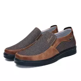 Large Size Men Slip On Oxfords