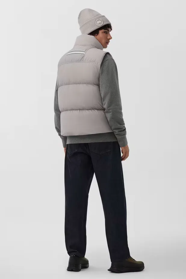 Lawrence Puffer Vest White Disc