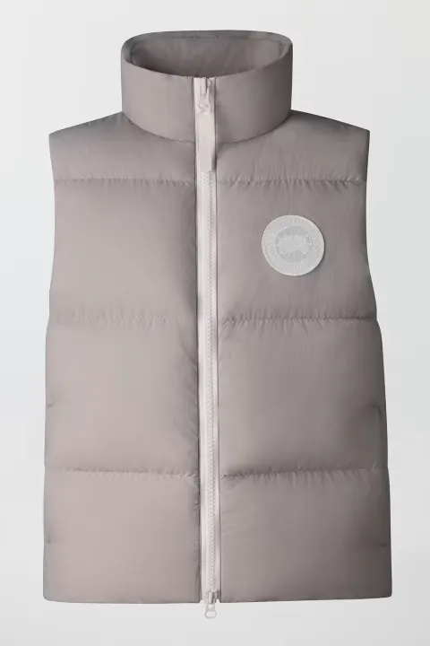 Lawrence Puffer Vest White Disc