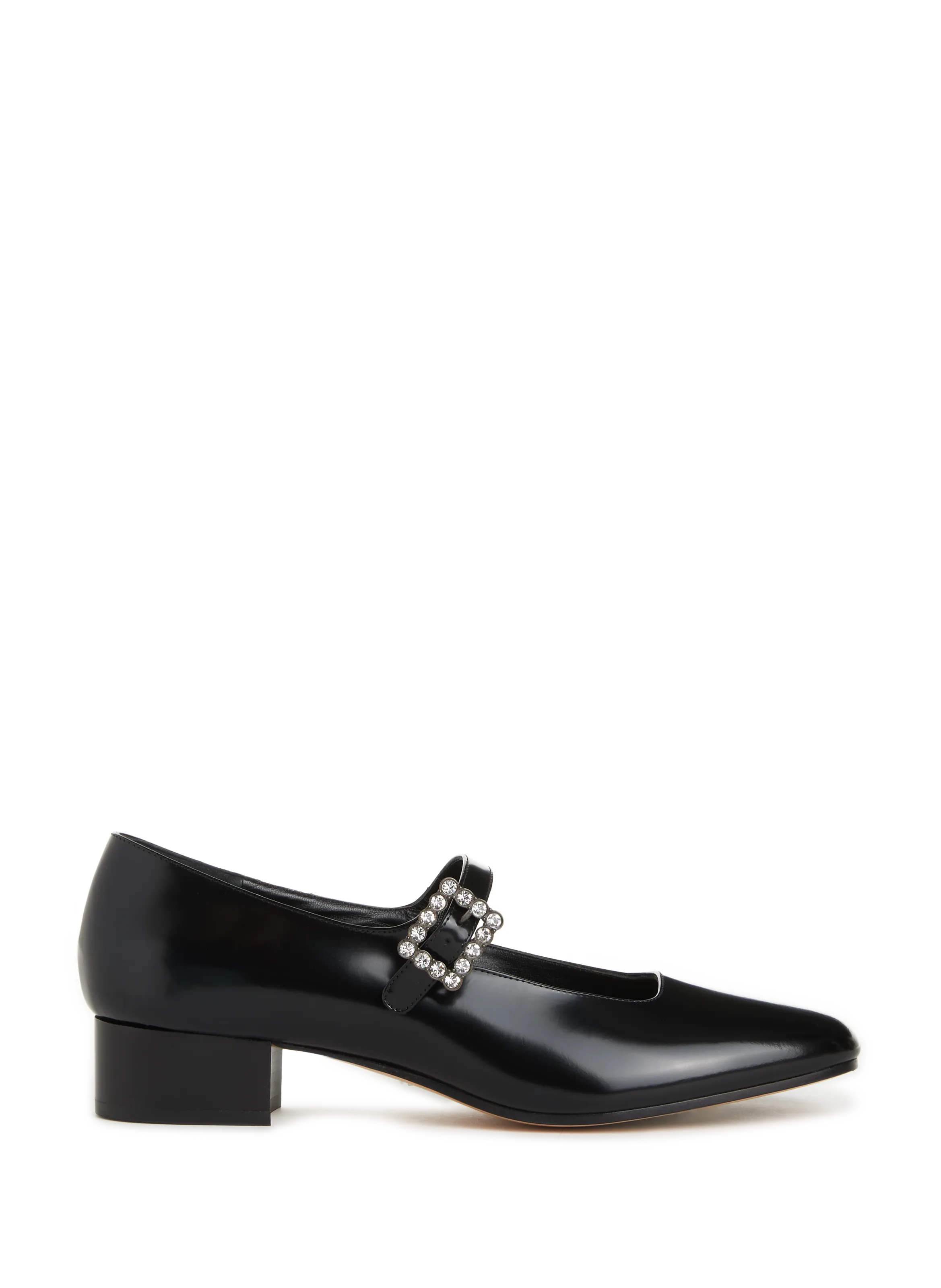 LE MONDE BÉRYL  Agatha leather mary janes - Black