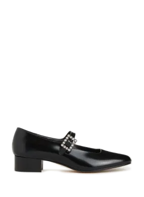 LE MONDE BÉRYL  Agatha leather mary janes - Black